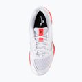Mizuno Wave Phantom 3 handball shoe white/fiery coral 2/citrus 5