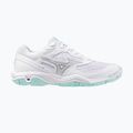 Women's handball shoes Mizuno Wave Phantom 3 white/blue tint