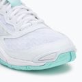 Women's handball shoes Mizuno Wave Phantom 3 white/blue tint 7