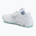 Women's handball shoes Mizuno Wave Stealth Neo 2 white/blue tint 3