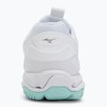 Women's handball shoes Mizuno Wave Stealth 6 white/blue tint 6