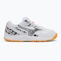 Mizuno Stealth Star 3 white/fiery coral 2/citrus children's shoes 2