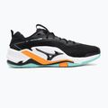 Mizuno Wave Stealth Neo 2 handball shoes black/tangelo/ice green 2