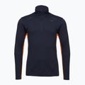 Men's running longsleeve Mizuno Tech Thermal Charge Half Zip baritone blue