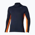 Men's running longsleeve Mizuno Tech Thermal Charge Half Zip baritone blue