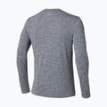 Men's Mizuno Core Impulse Half Zip Tee quicksilver running longsleeve 2