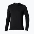 Men's running longsleeve Mizuno Core Impulse Half Zip Tee black