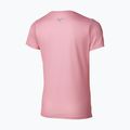 Women's running shirt Mizuno Core Graphic Tee bleached mauve 2