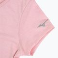 Women's running shirt Mizuno Core Runbird Tee bleached mauve 4