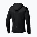 Men's Mizuno Warmalite Hybrid Full Zip Hooded Running Jacket black 2