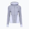 Women's Mizuno Active Warm Hybrid Full Zip Hooded quicksilver running jacket 5