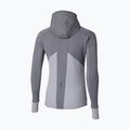 Women's Mizuno Active Warm Hybrid Full Zip Hooded quicksilver running jacket 6