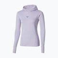 Women's running sweatshirt Mizuno Active Warm Hooded icelandic blue