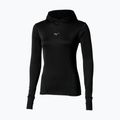 Women's running sweatshirt Mizuno Active Warm Hooded black
