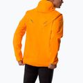 Men's running jacket Mizuno Tech Thermal Charge Hooded tangelo 3