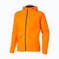 Men's running jacket Mizuno Tech Thermal Charge Hooded tangelo 5