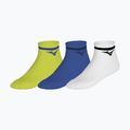 Socks Mizuno Training Mid With Line 3 pairs lightning yellow/ultramarine
