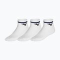 Socks Mizuno Training Mid With Line 3 pairs white/ultramarine