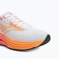 Running shoes Mizuno Wave Rider 28 white/tang orange/pink tetra 7