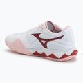 Women's tennis shoes Mizuno Wave Enforce Tour 2 CC white/pinkesque/barbados/cherr 3