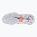 Women's volleyball shoes Mizuno Wave Lightning Pro Mid white/rose elegance/lava falls 2