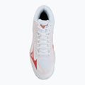 Women's volleyball shoes Mizuno Wave Lightning Pro Mid white/rose elegance/lava falls 5