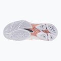 Women's volleyball shoes Mizuno Wave Lightning Pro white/rose elegance/lava falls 9