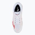 Women's volleyball shoes Mizuno Wave Lightning Pro white/rose elegance/lava falls 5