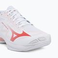 Women's volleyball shoes Mizuno Wave Lightning Pro white/rose elegance/lava falls 7