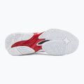 Women's volleyball shoes Mizuno Wave Lightning Elite Mid white/rose elegance/lava falls 4