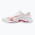 Women's volleyball shoes Mizuno Wave Lightning Elite white/rose elegance/lava falls 8