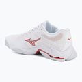 Women's volleyball shoes Mizuno Wave Lightning Elite white/rose elegance/lava falls 3