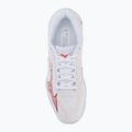 Women's volleyball shoes Mizuno Wave Lightning Elite white/rose elegance/lava falls 5