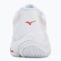 Women's volleyball shoes Mizuno Wave Lightning Elite white/rose elegance/lava falls 6