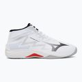 Volleyball shoes Mizuno Lightning Select Mid white/black/fiery red 2