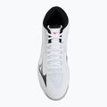 Volleyball shoes Mizuno Lightning Select Mid white/black/fiery red 5