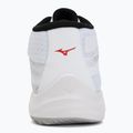Volleyball shoes Mizuno Lightning Select Mid white/black/fiery red 6