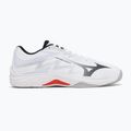 Volleyball shoes Mizuno Lightning Select white/black/fiery red 2