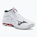 Volleyball shoes Mizuno Wave Lightning Pro Mid white/black/fiery red