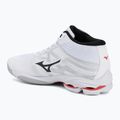 Volleyball shoes Mizuno Wave Lightning Pro Mid white/black/fiery red 3