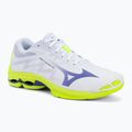 Volleyball shoes Mizuno Wave Lightning Pro white/lighting yellow/dazzling blue