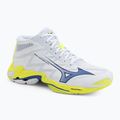 Volleyball shoes Mizuno Wave Lightning Elite Mid white/lighting yellow/dazzling blue