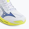 Volleyball shoes Mizuno Wave Lightning Elite Mid white/lighting yellow/dazzling blue 7