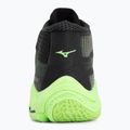Volleyball shoes Mizuno Wave Lightning Elite Mid black/glowing apple/mandarin orange 6