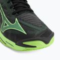 Volleyball shoes Mizuno Wave Lightning Elite Mid black/glowing apple/mandarin orange 7
