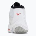 Volleyball shoes Mizuno Wave Lightning Elite Mid white/black/fiery red 6