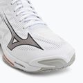 Volleyball shoes Mizuno Wave Lightning Elite Mid white/black/fiery red 7
