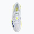 Volleyball shoes Mizuno Wave Lightning Elite white/lighting yellow/dazzling blue 5