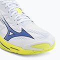 Volleyball shoes Mizuno Wave Lightning Elite white/lighting yellow/dazzling blue 7