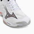 Volleyball shoes Mizuno Wave Lightning Elite white/black/fiery red 7